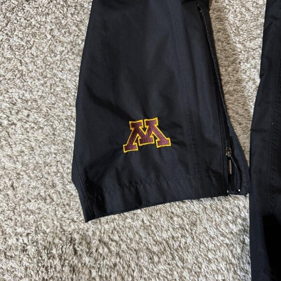 Minnesota Golden Gophers Pants Mens Large Black NCAA College Asics Track Warm Up - Picture 3 of 13